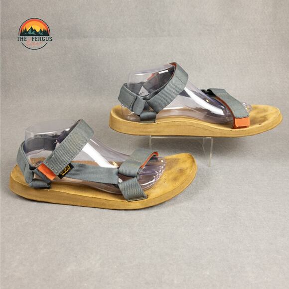 Teva Original Universal Backpack Strappy Outdoor Sandals Gray Women's Size 10 - Picture 3 of 10